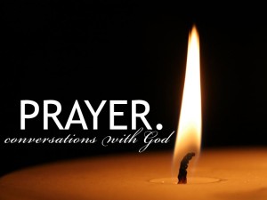 prayer conversations with God.