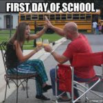 parents celebrate back to school